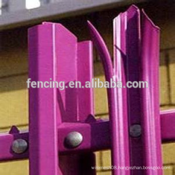 decorate second hand palisade fencing for sale/powder sprayed coating palisade fence